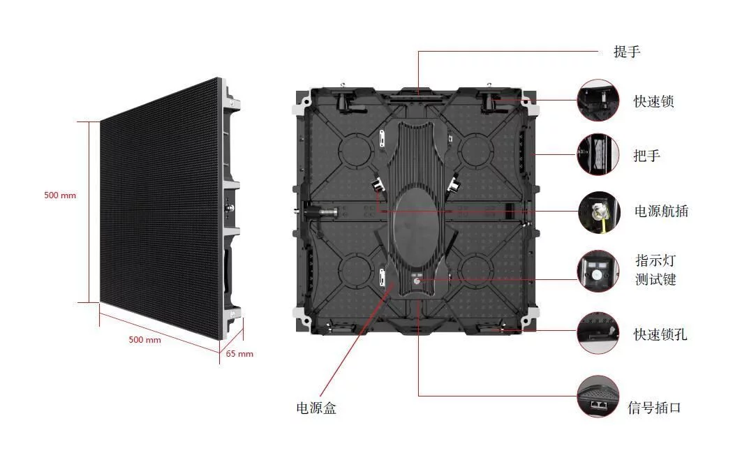 P2室內LED顯示屏耗電量及參數